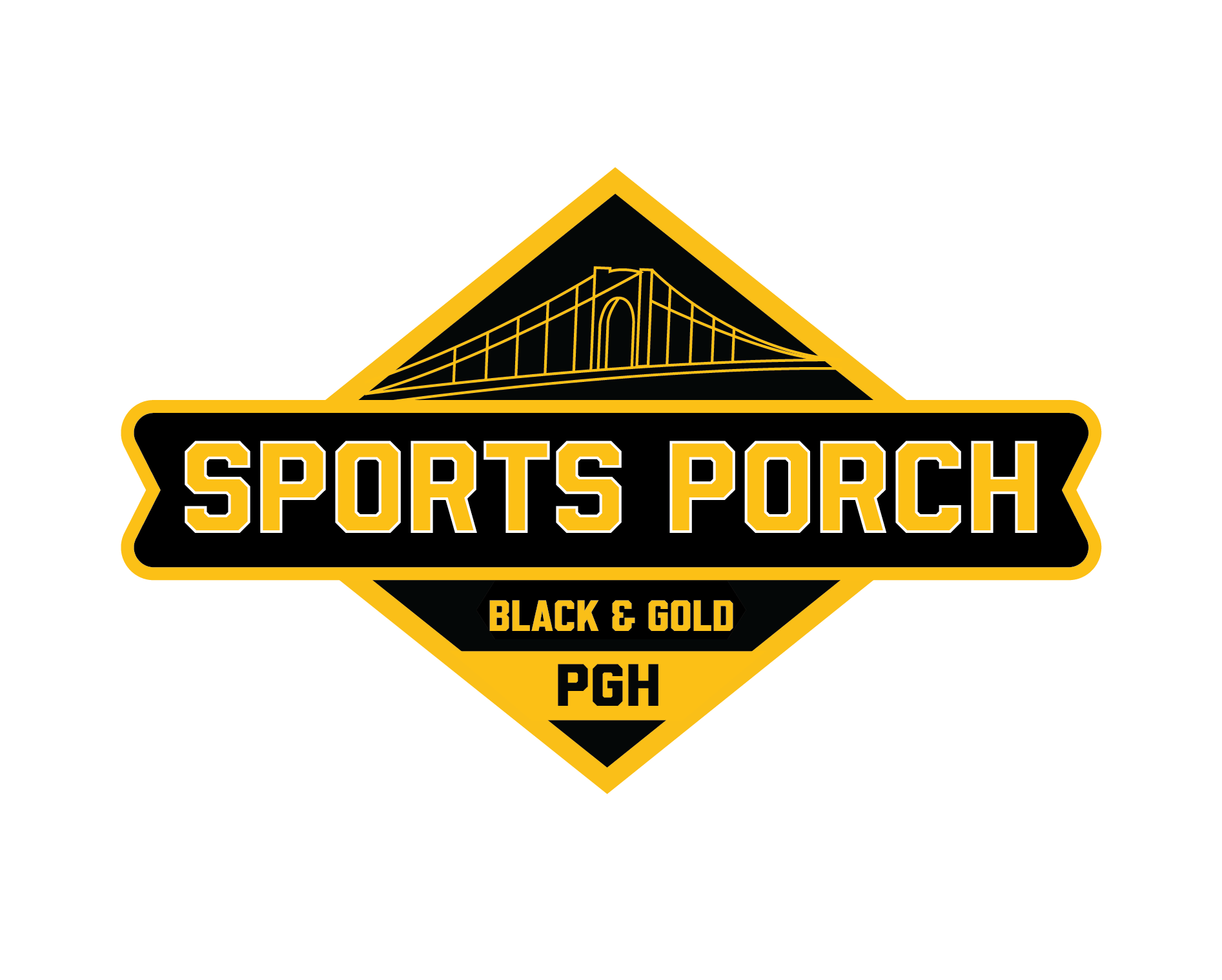 Sports Porch Black & Gold